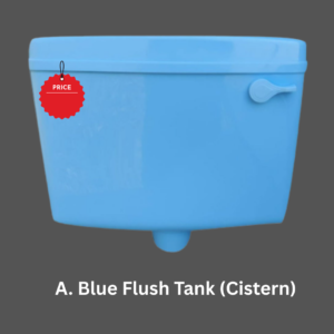Toilet Flush Tank – 10 Litre Capacity (Light Blue Colour)