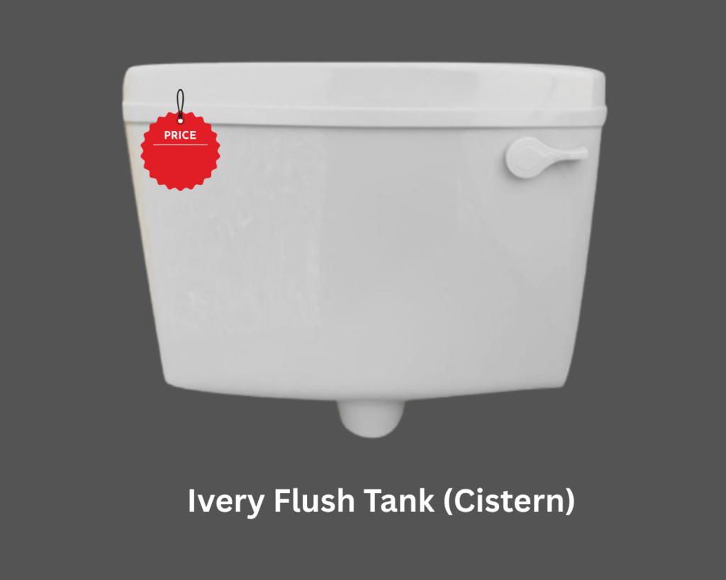 Flush Tank Ivery Colour 10 Litter Capacity